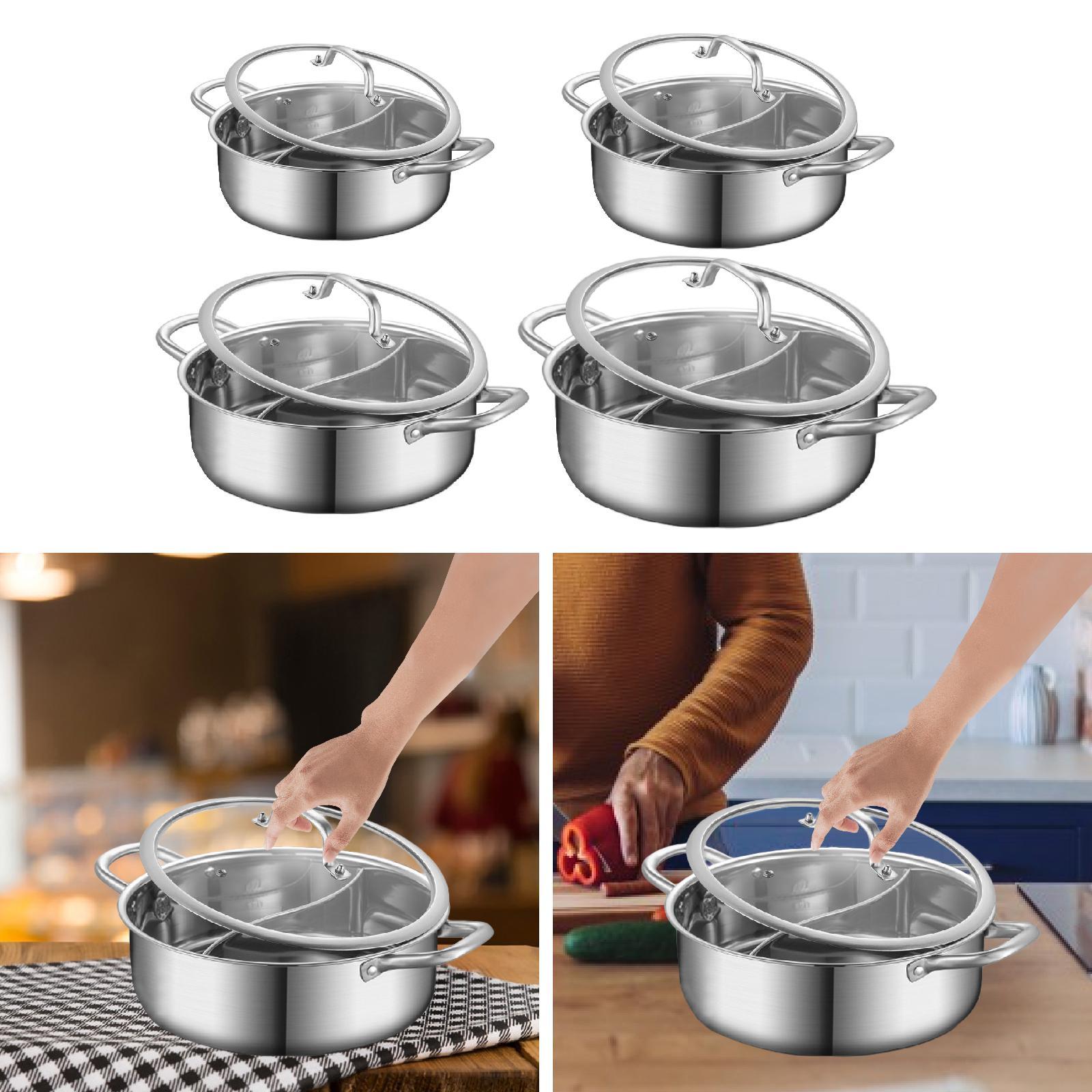 Home Cooking Gas - Olla de gas con divisor, olla
