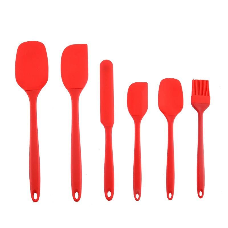 Juego de 6 espátulas de silico - Home Cooking Cookbook reseña y precio